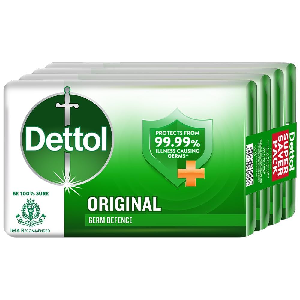 DETTOL ORIGINAL SOAP MULTIPACK 3+1 OFFER PACK 60 GM