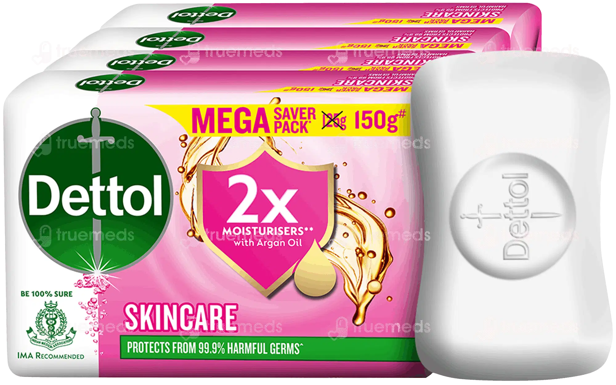 DETTOL SKINCARE SOAP MULTIPACK OF-4 150 GM